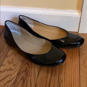 Nine West Black Patent Leather Flats